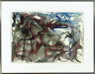 Elaine De Kooning - Shadow Wall (Cave #109P)