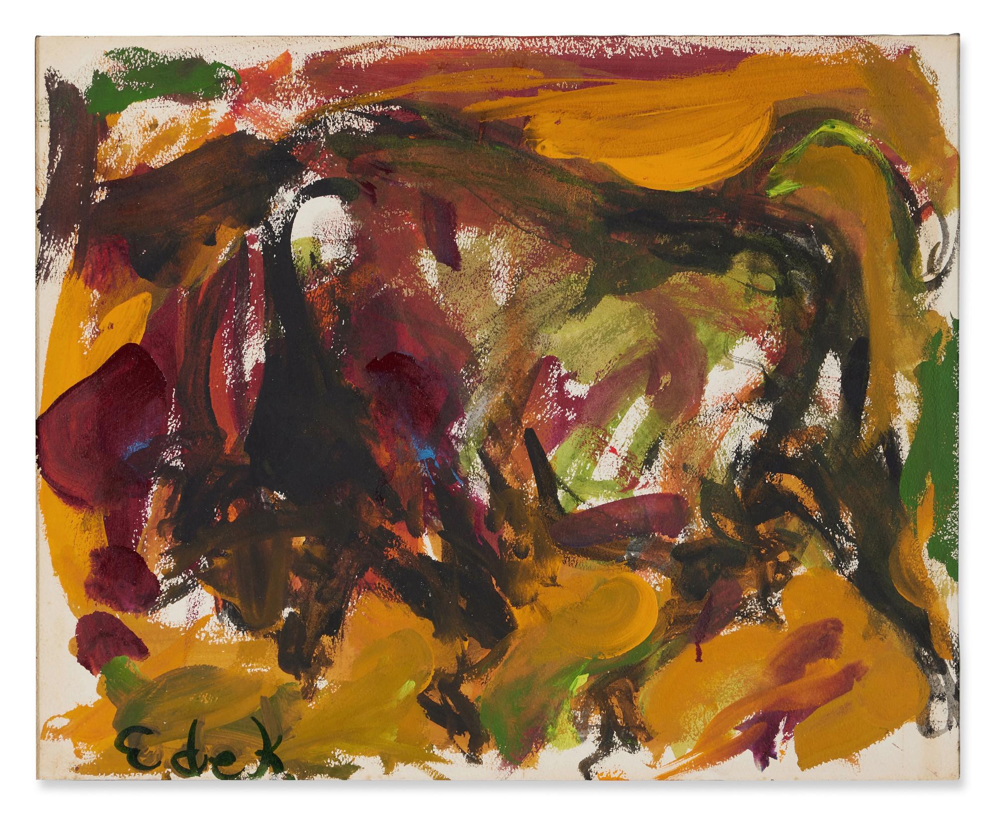 Elaine de Kooning - Standing Bull