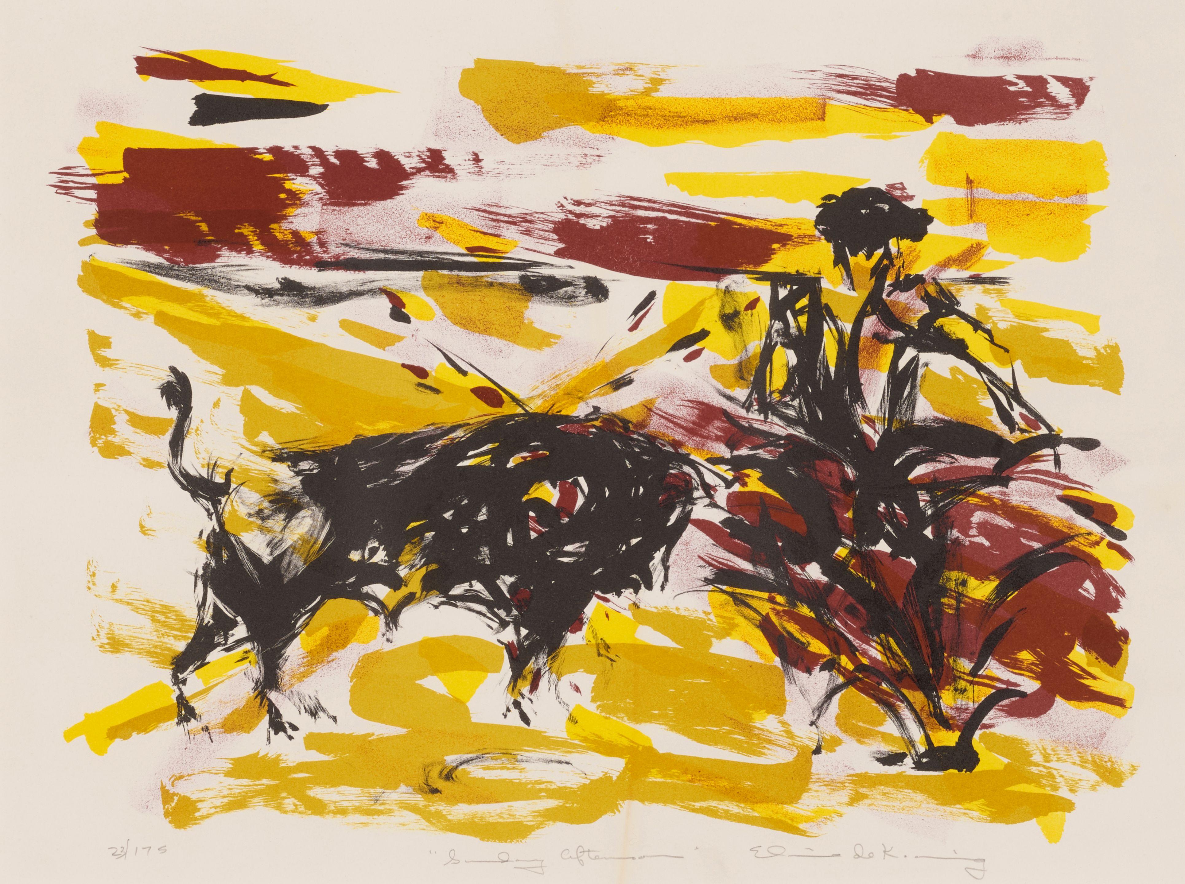 Elaine de Kooning - Sunday Afternoon