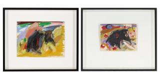 Elaine De Kooning - Two works