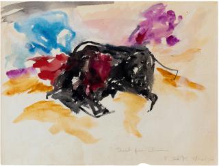 Elaine De Kooning - Untitled (Bull)