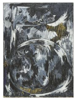 Elaine Sturtevant - Johns Big Figure Five (Study)