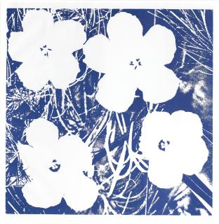 Elaine Sturtevant - Warhol Flowers
