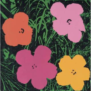 Elaine Sturtevant - Warhol Flowers