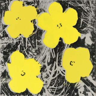 Elaine Sturtevant - Warhol Flowers
