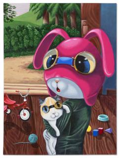 Elang Sutajaya - Playing with my Beloved Cat