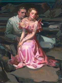 Elbert McGran Jackson - Amorous Couple