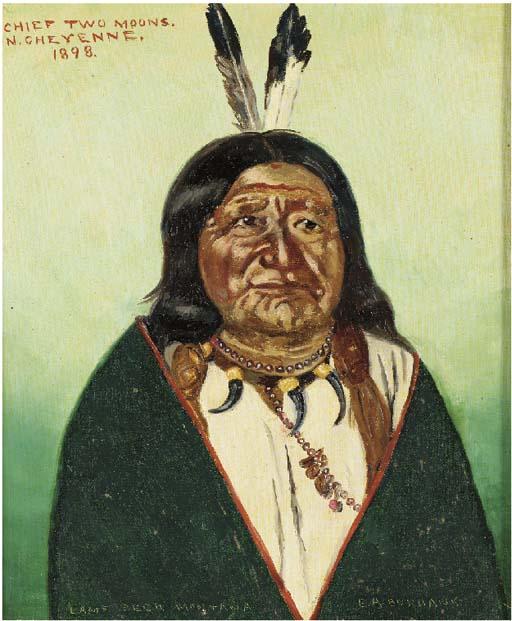 Elbridge Ayer Burbank - Chief Two Moons, North Cheyenne