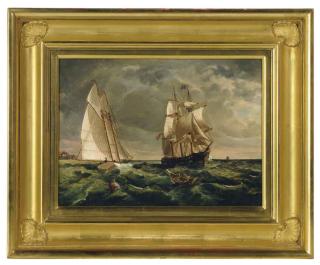 Elbridge Wesley Webber - Rounding the Buoy