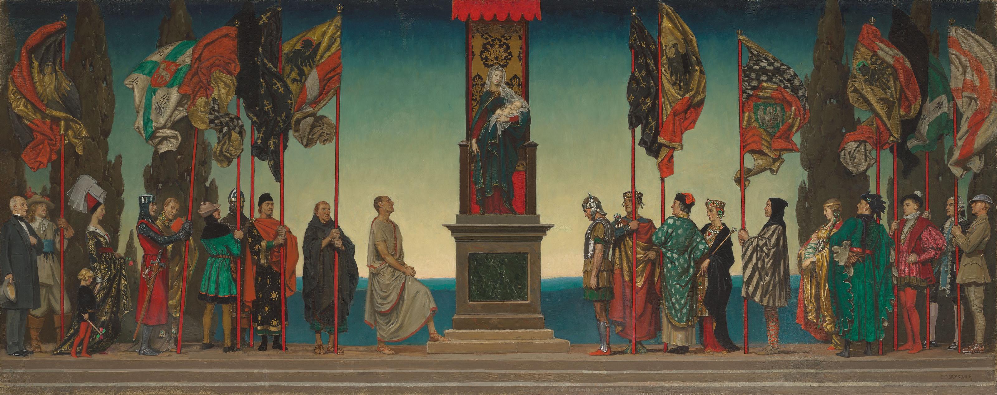 Eleanor Fortescue Brickdale, R.W.S. - And all generations shall call her blessed