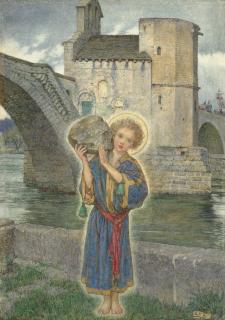 Eleanor Fortescue Brickdale, R.W.S. - St Bénézet of Avignon