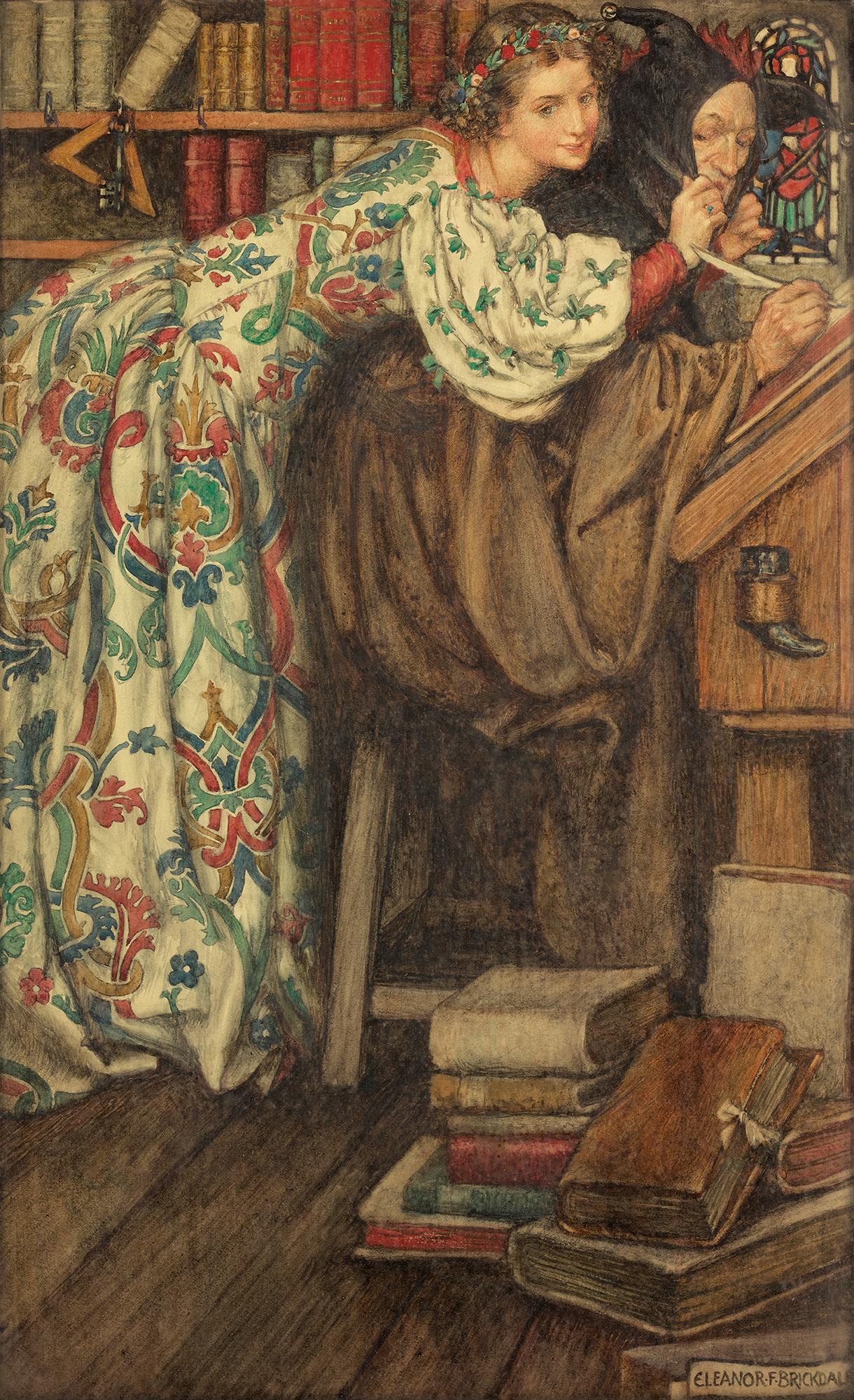 Eleanor Fortescue-Brickdale, R.W.S. - The Cap That Fits