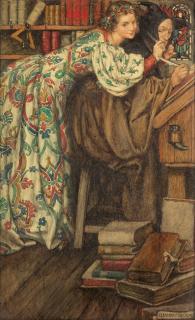 Eleanor Fortescue-Brickdale, R.W.S. - The Cap That Fits