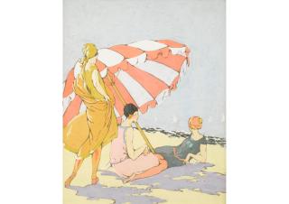 Eleanor Parke Custis - At the Beach