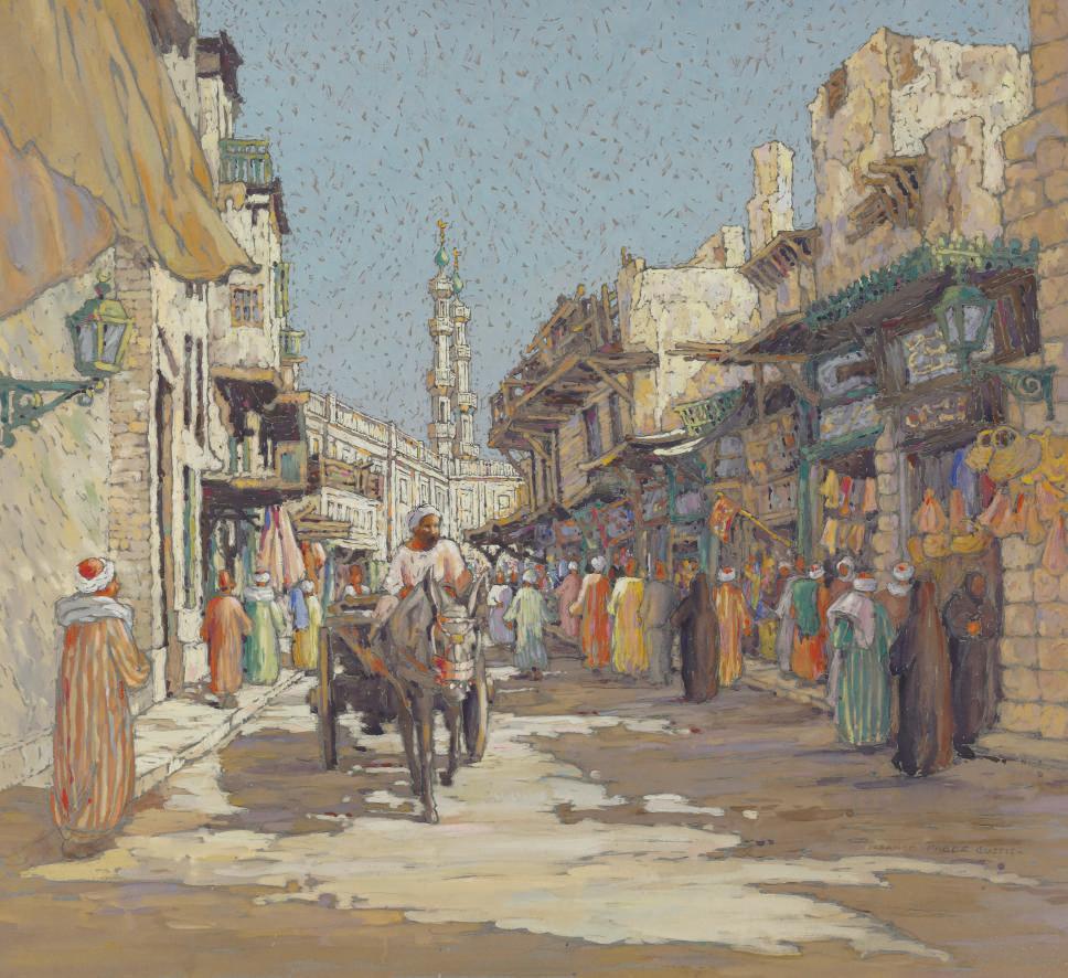 Eleanor Parke Custis - Street in Cairo, Egypt