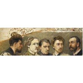 Elena Luksch-Makovsky - Repin\'S Students, St. Petersburg, Somov, Kustodiev, Murashko, Maliavin And Chmarov