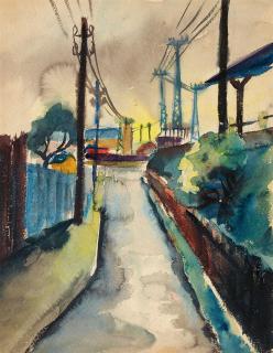 Elfriede Lohse-Wächtler - Neben dem Bahngelände