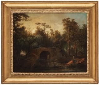 Elias Martin - Landscape with figure and cattle by a river