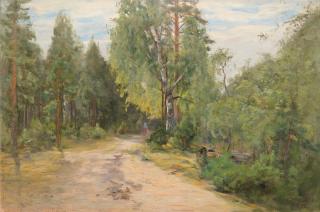 Elias Muukka - Lady On A Forest Path.