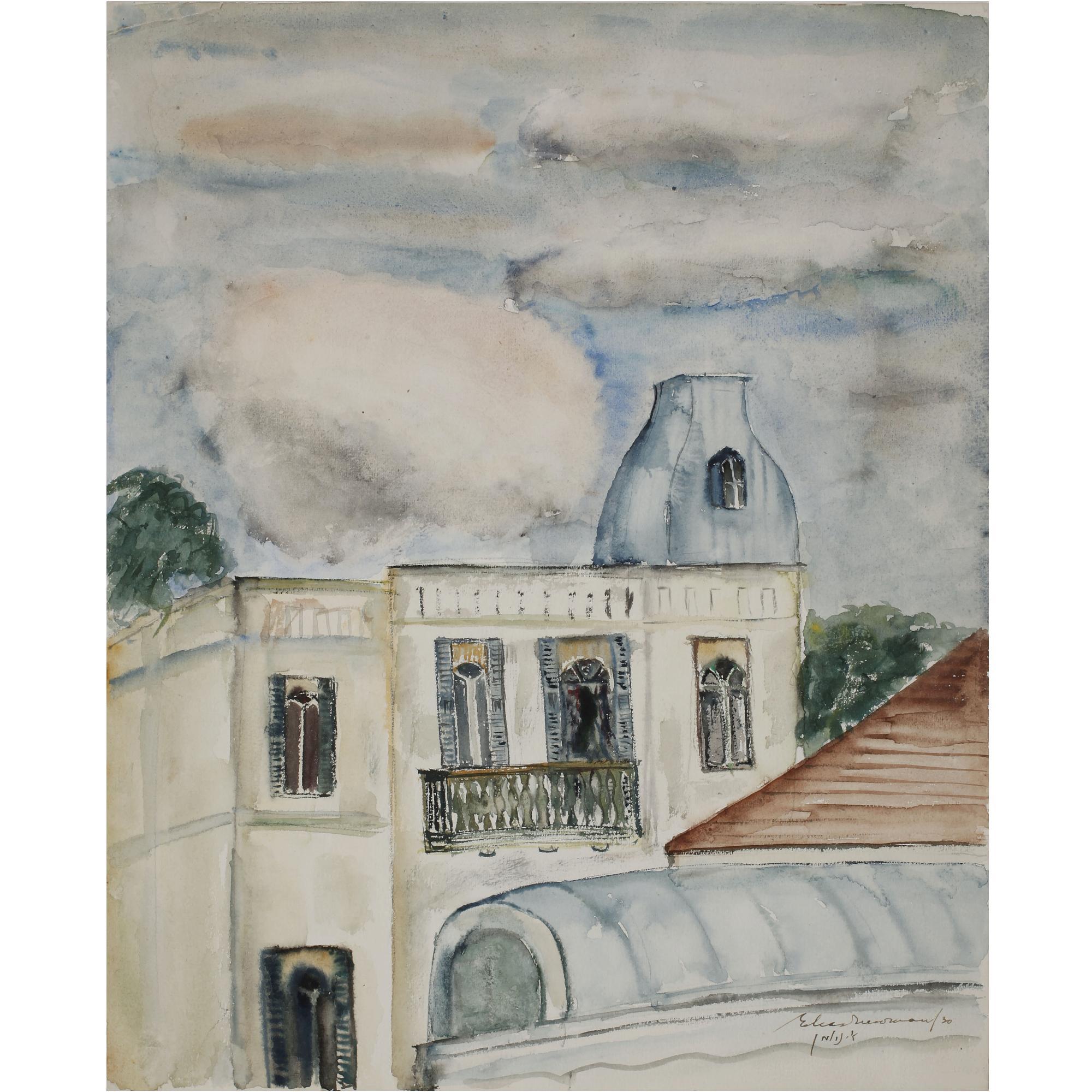 Elias Newman - Building In Jerusalem