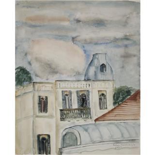 Elias Newman - Building In Jerusalem