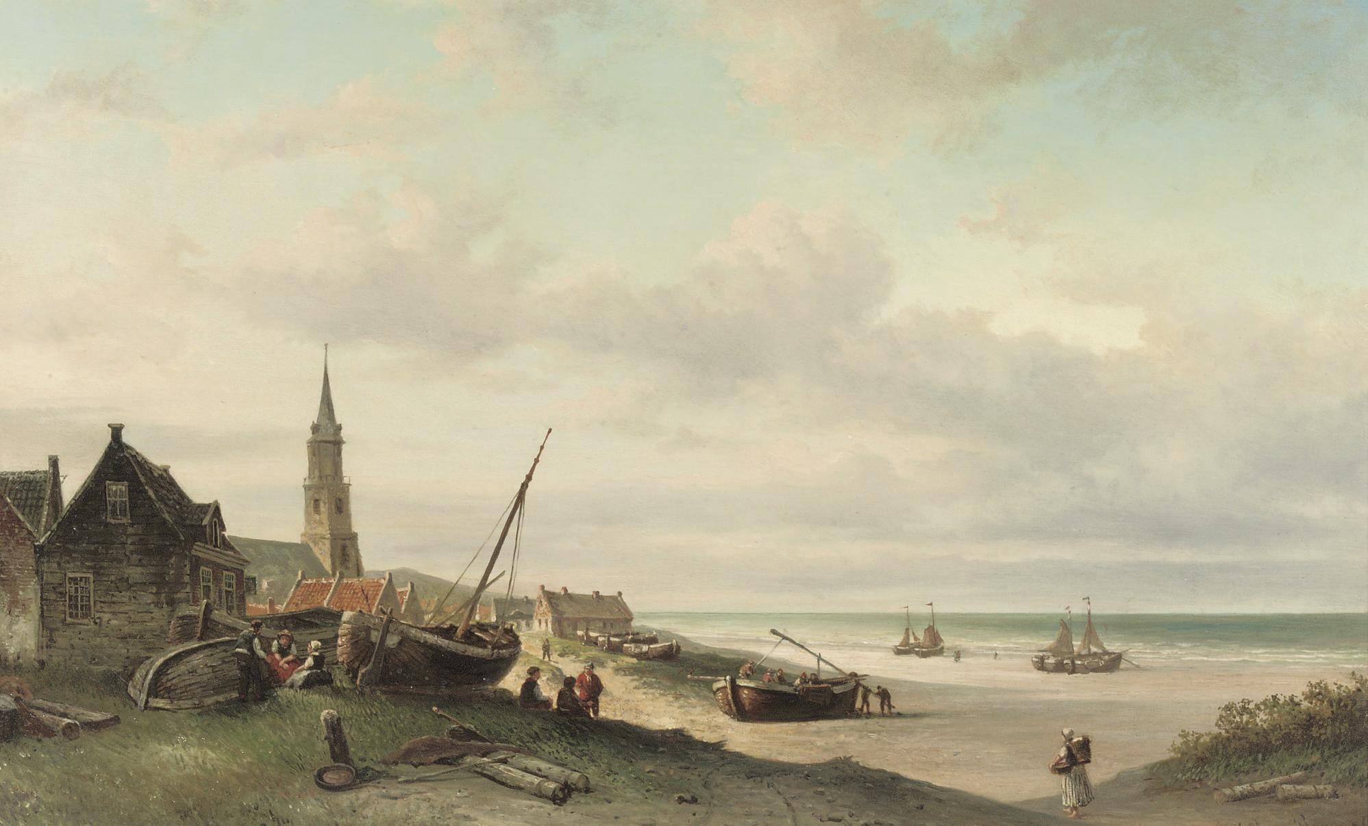 Elias Pieter Van Bommel - Daily life in Scheveningen