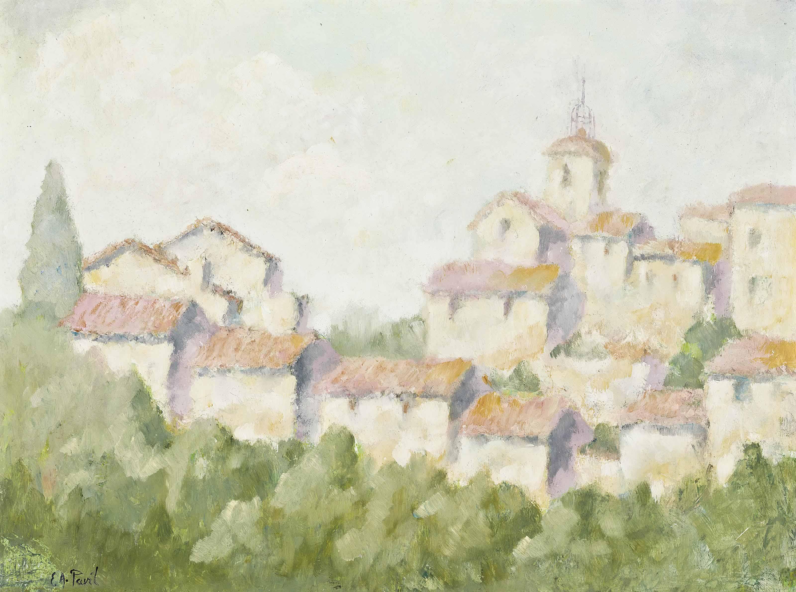 Elie Anatole Pavil - A village in the hills