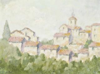 Elie Anatole Pavil - A village in the hills