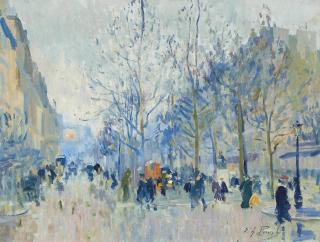 Elie-Anatole Pavil - Paris In Winter