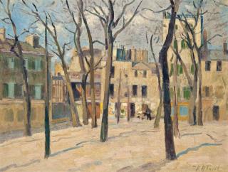 Elie Anatole Pavil - Place Du Tertre À Montmartre, Paris