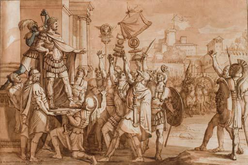 Elie-Honoré Montagny - Le triomphe de César
