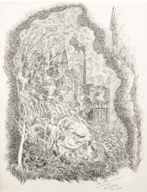 Elie Lascaux - Vue de Village