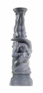 Elie Nadelman - \'Boy with Fish\': A Lead Fountain Support