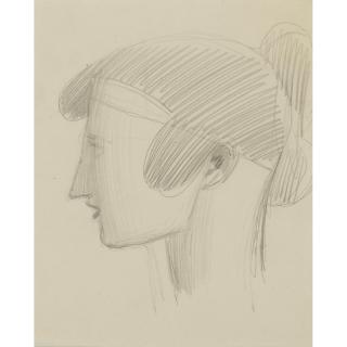 Elie Nadelman - Head Of A Woman In Profile