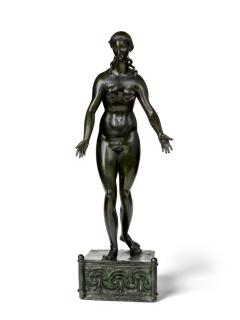 Elie Nadelman - Standing Female Nude on Modeled Base