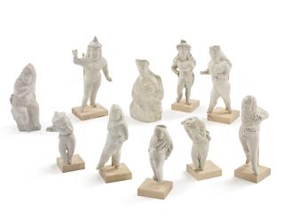 Elie Nadelman - Ten Standing Female Figures