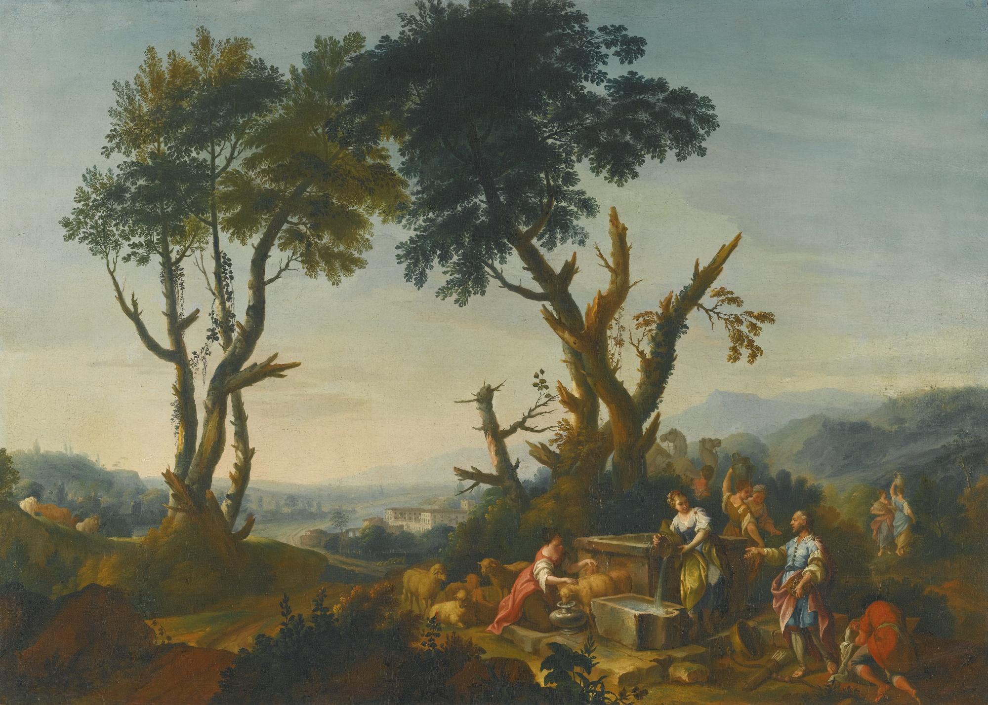 Eliezer And Rebecca At The Well
