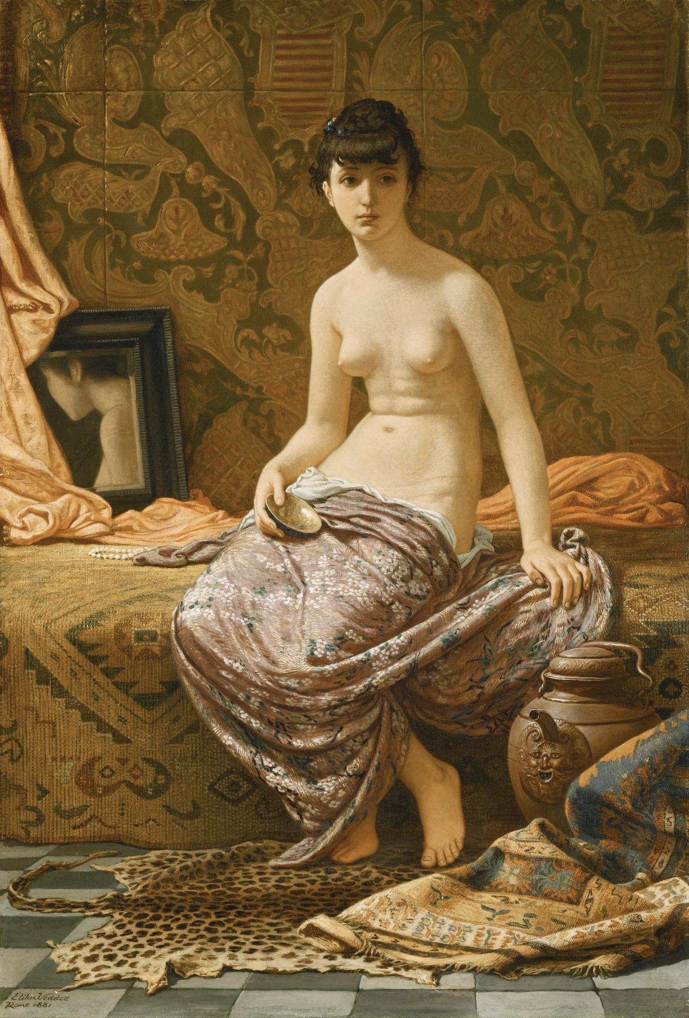 Elihu Vedder - American odalisque