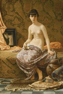 Elihu Vedder - American odalisque