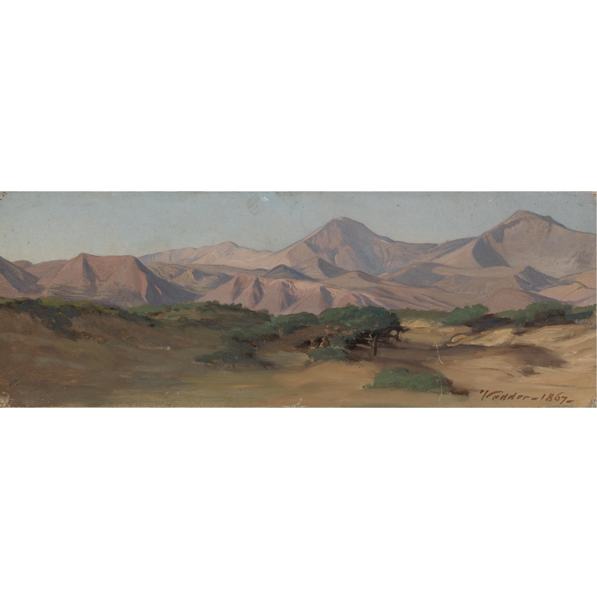 Elihu Vedder - Between Perugia & Gubbia