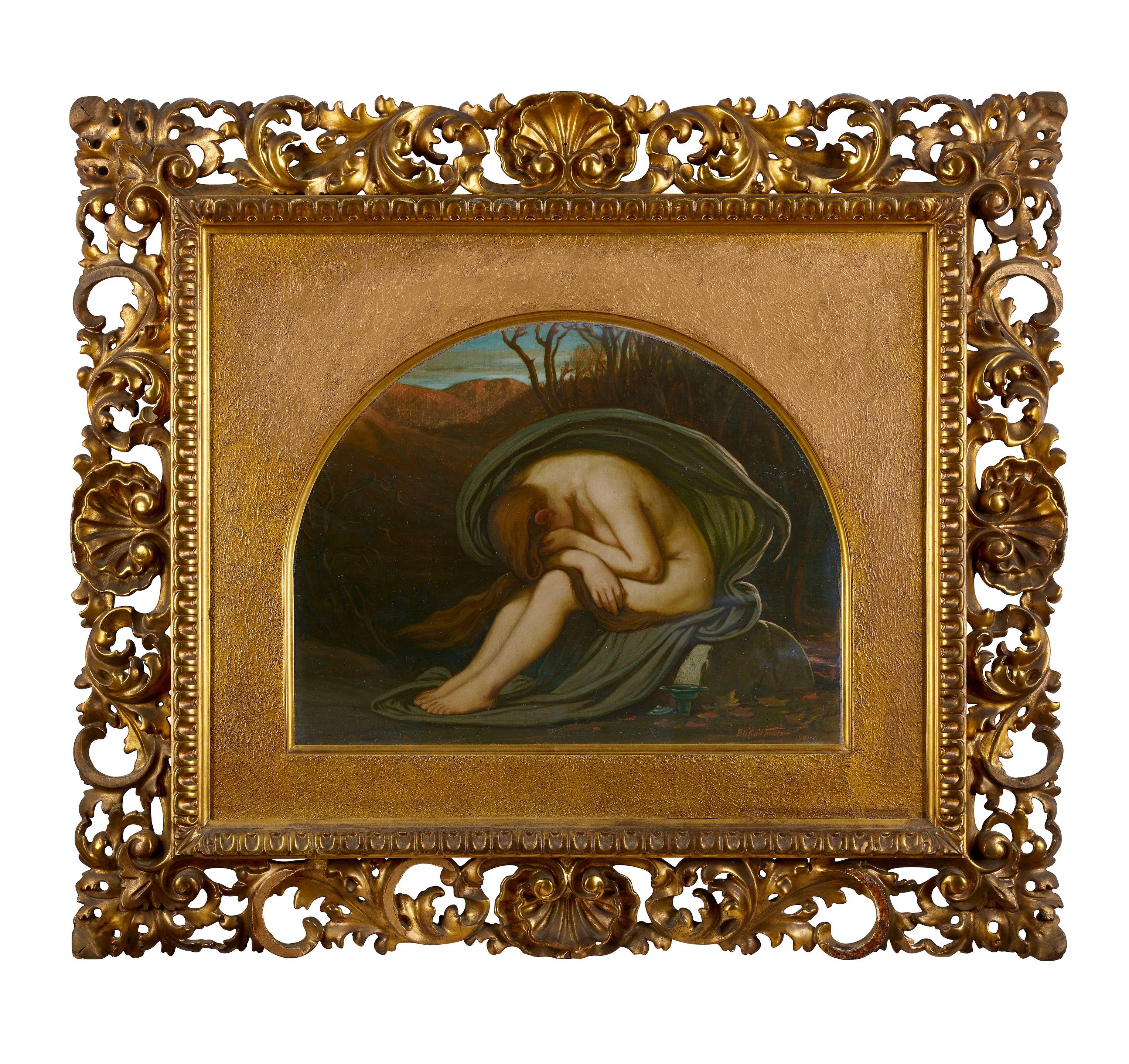 Elihu Vedder - Magdalene Weeping