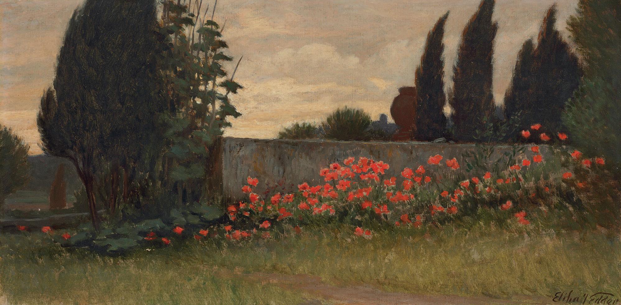 Elihu Vedder - Poppies