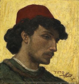 Elihu Vedder - Portrait Of Tito