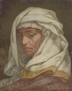 Elihu Vedder - Study of Jane Jackson: A Cumaean Sibyl