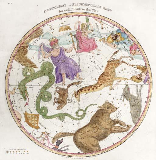 Elijah H. Burritt - Atlas Designed To Illustrate The Geography of The Heavens: Six Plates