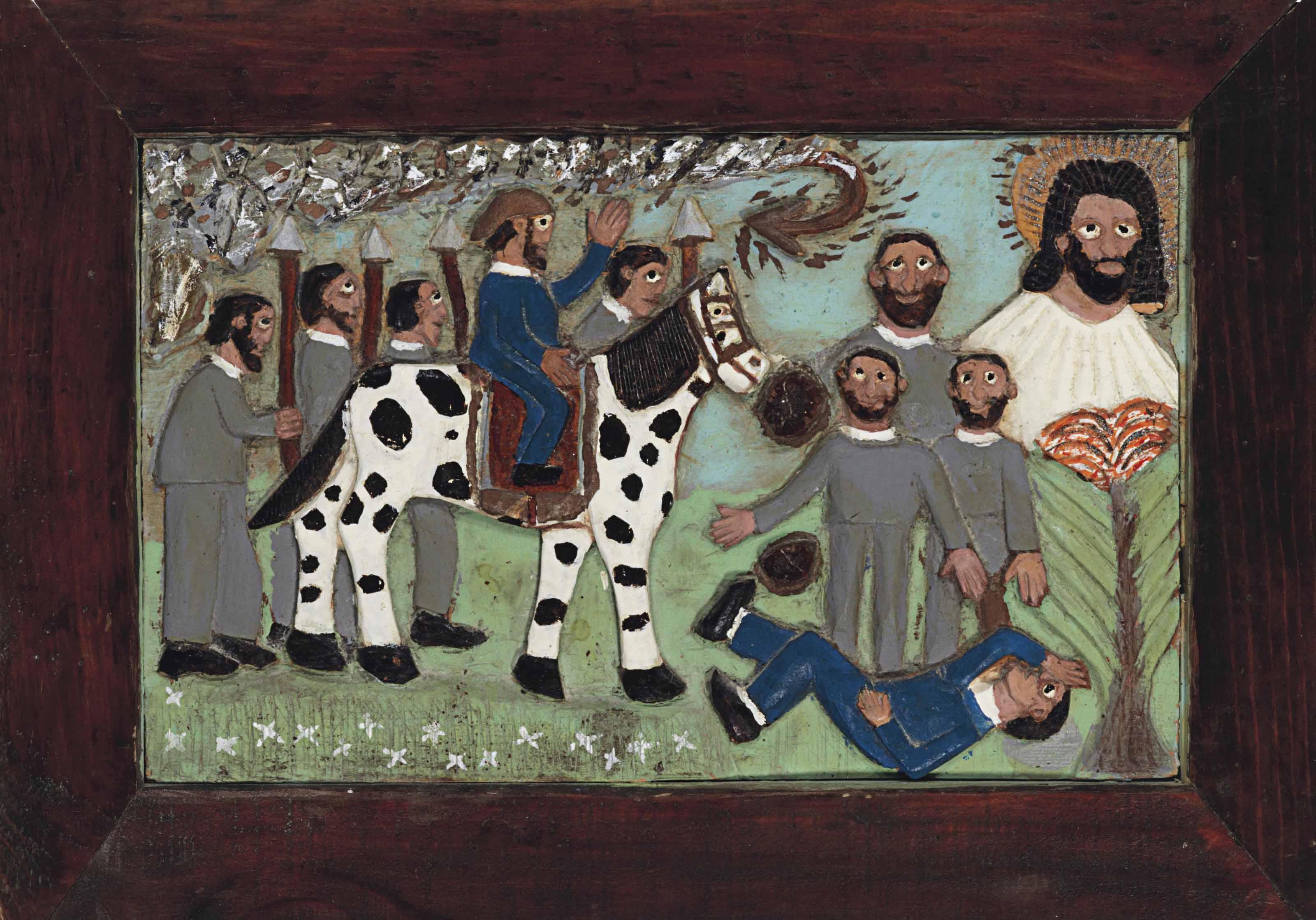 Elijah Pierce - Untitled, 1966