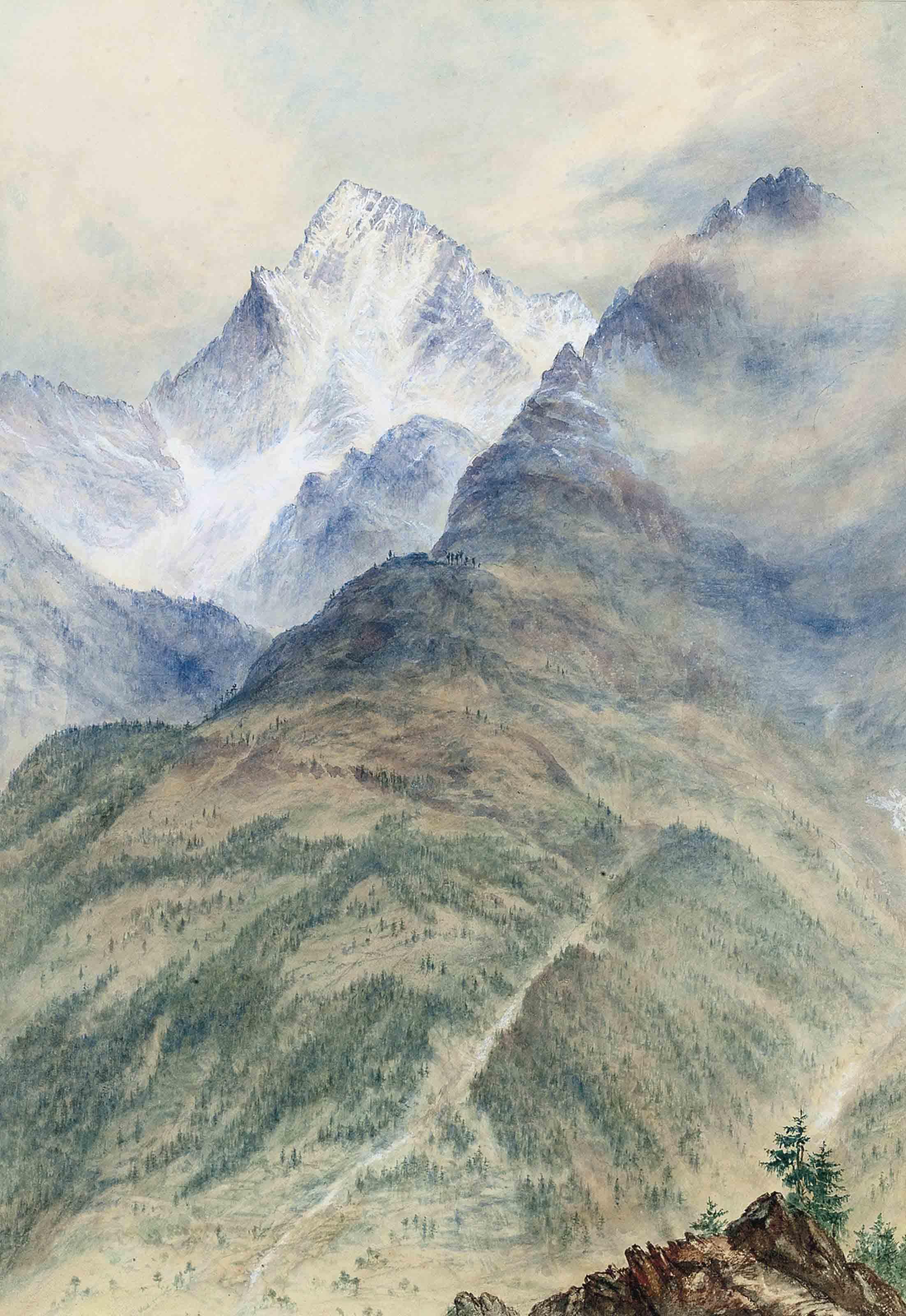 Elijah Walton - An Alpine landscape