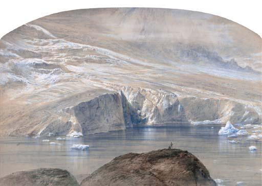 Elijah Walton - Margelensee And The Aletasch Glacier, Oberland