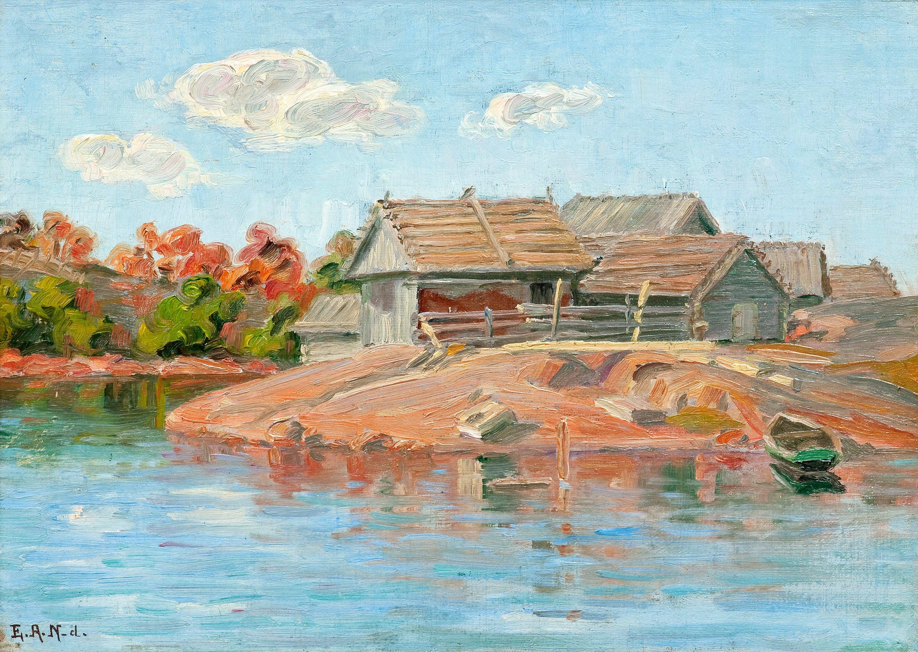 Elin Alfhild Nordlund - Skärgårdslandskap