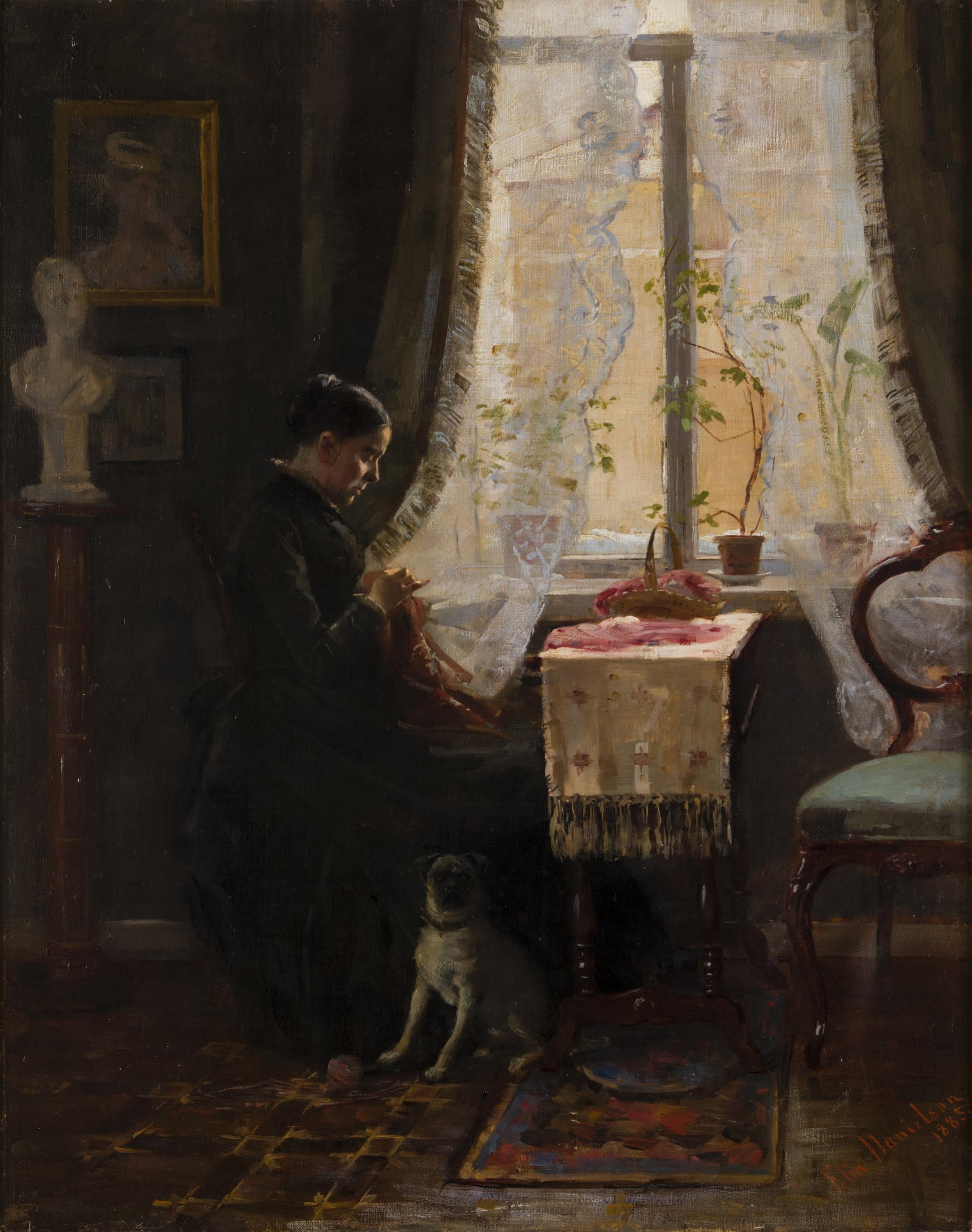 Elin Danielson-Gambogi - Lady Sewing.